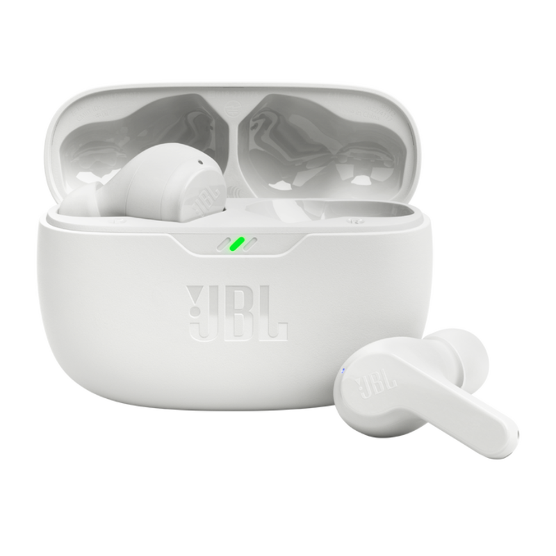 JBL Wave Beam TWS In-Ear Wireless Earbuds, White